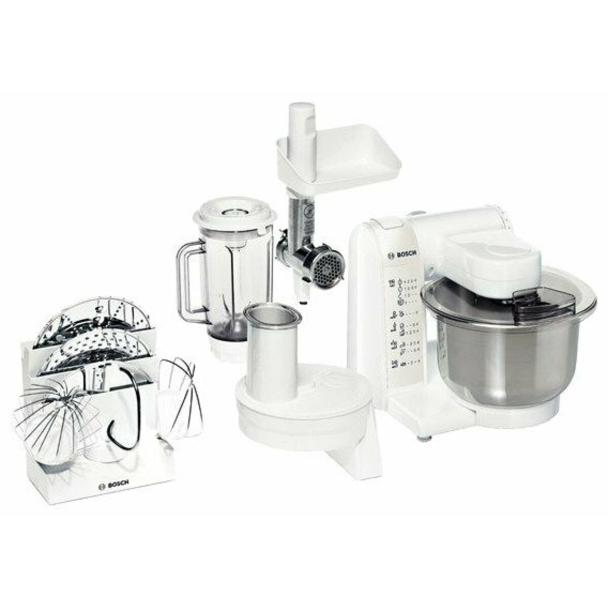 Кухонный комбайн Bosch MUM4875EU (Цвет: White)