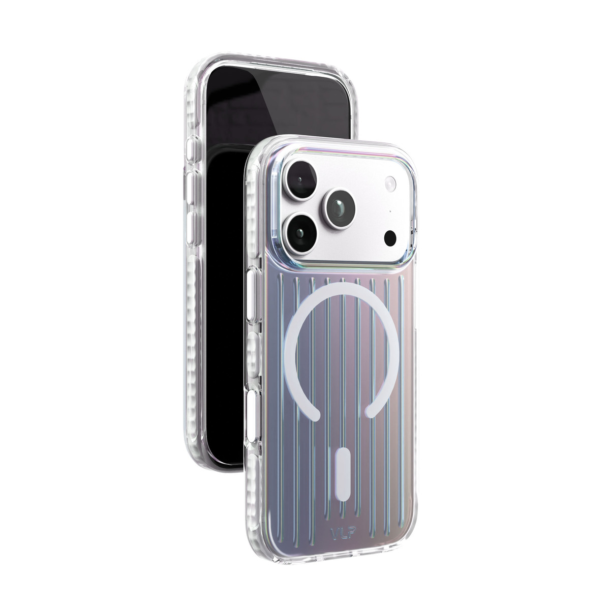 Чехол-накладка VLP Pulse Case with MagSafe для Apple iPhone 18 Pro, перламутровый