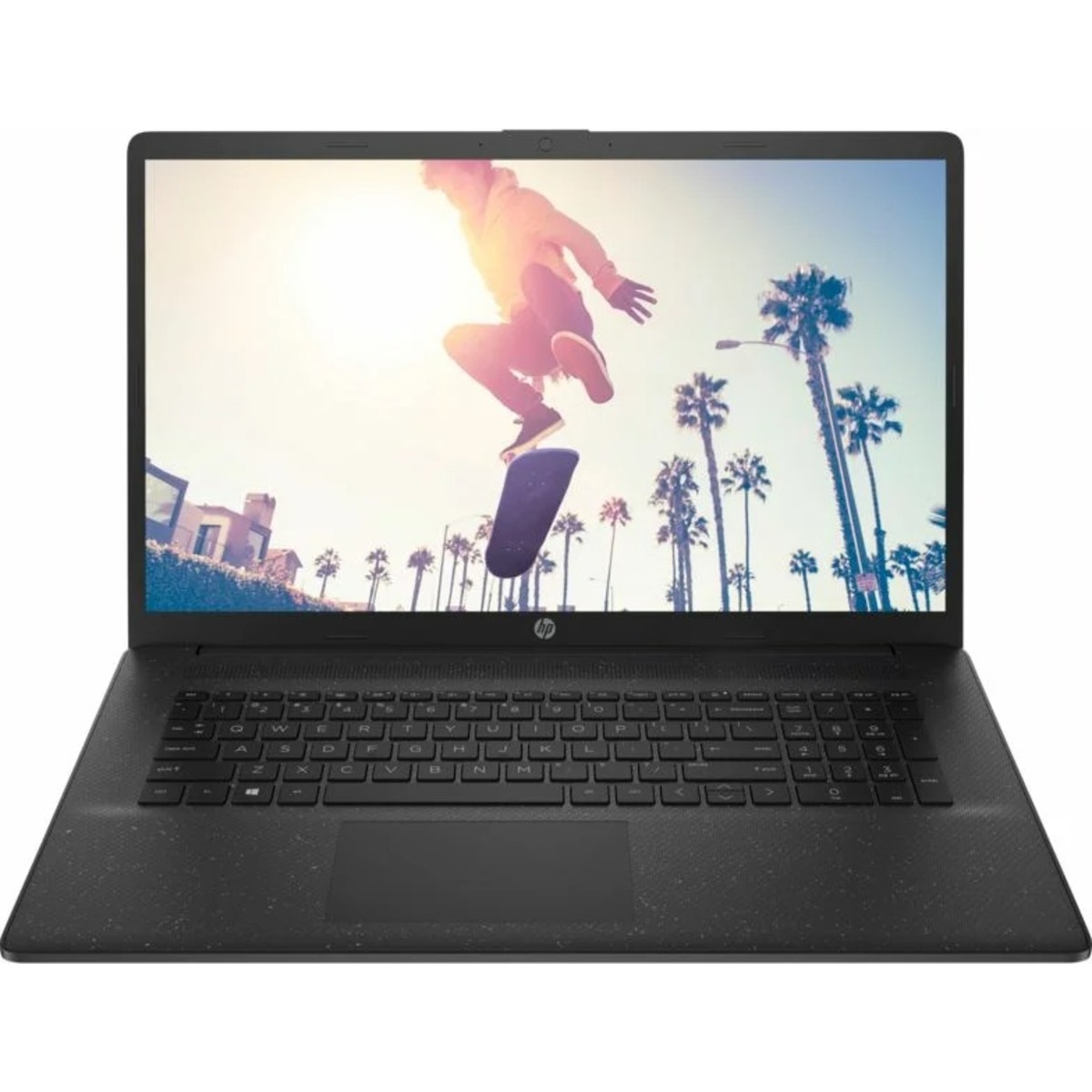 Ноутбук HP 17-cp0089ur Ryzen 3 3250U 4Gb SSD256Gb AMD Radeon 17.3 HD+ (1600x900) Free DOS 3.0 black WiFi BT Cam