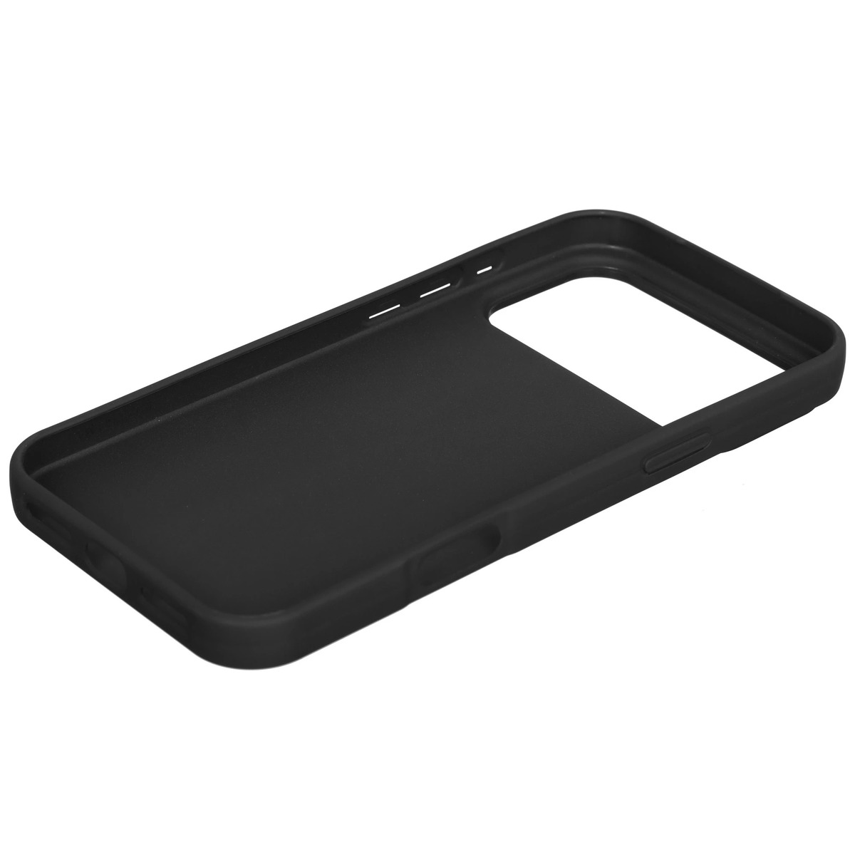 Чехол-накладка Borasco Silicone Сase для смартфона iPhone 17 Pro Max (Цвет: Black)