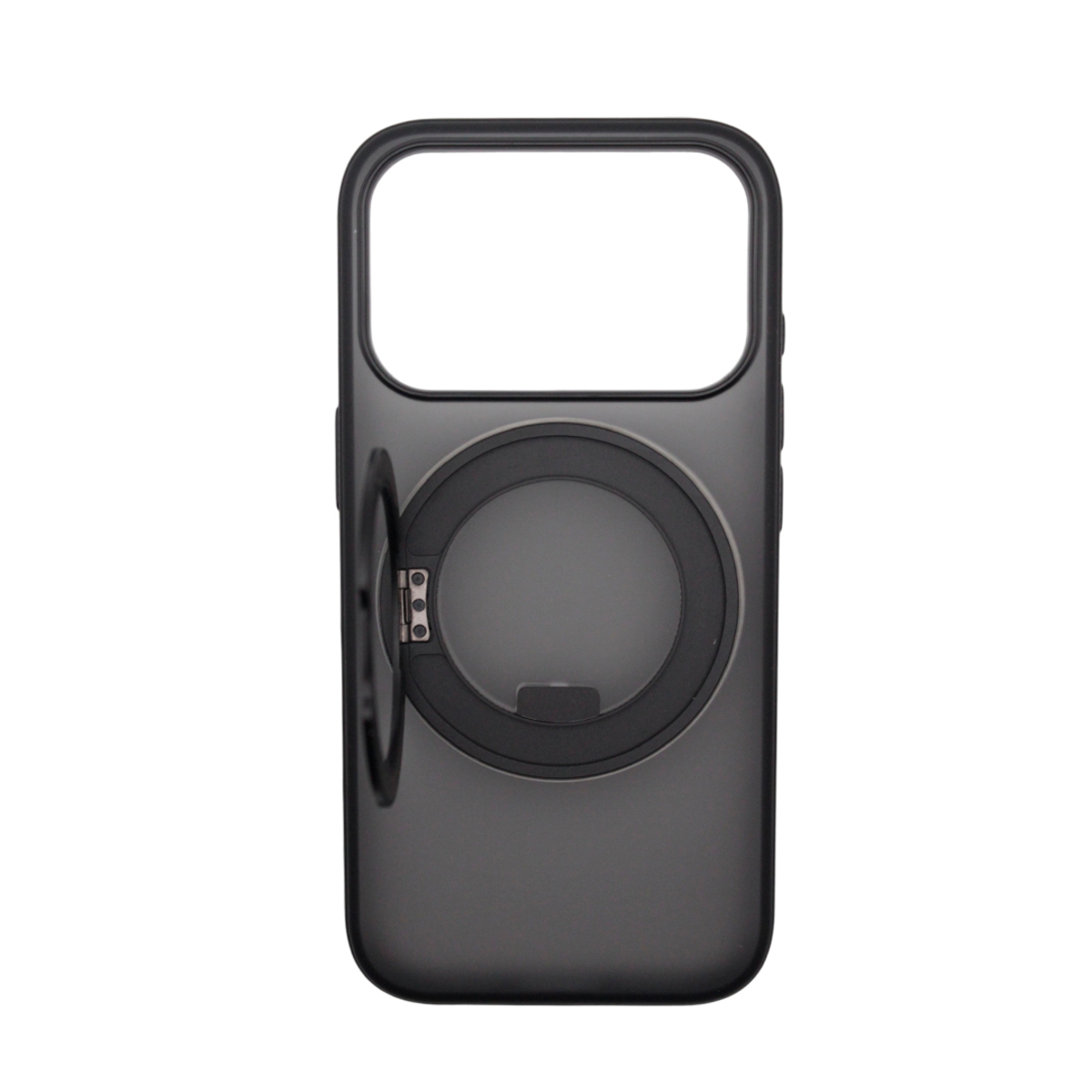 Чехол-накладка Comma Joy Elegant Magnetic 360 Rotating Stand Case для iPhone 17 Pro Max (Цвет:Black)