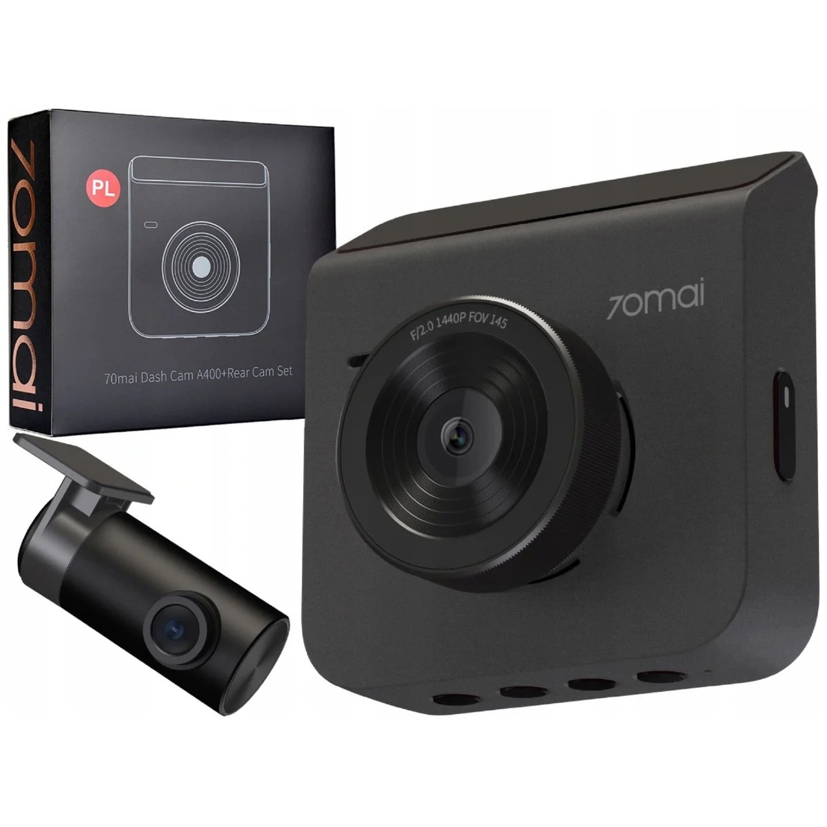 Видеорегистратор 70mai Dash Cam A400 + Rear Cam Set (Цвет: Gray)