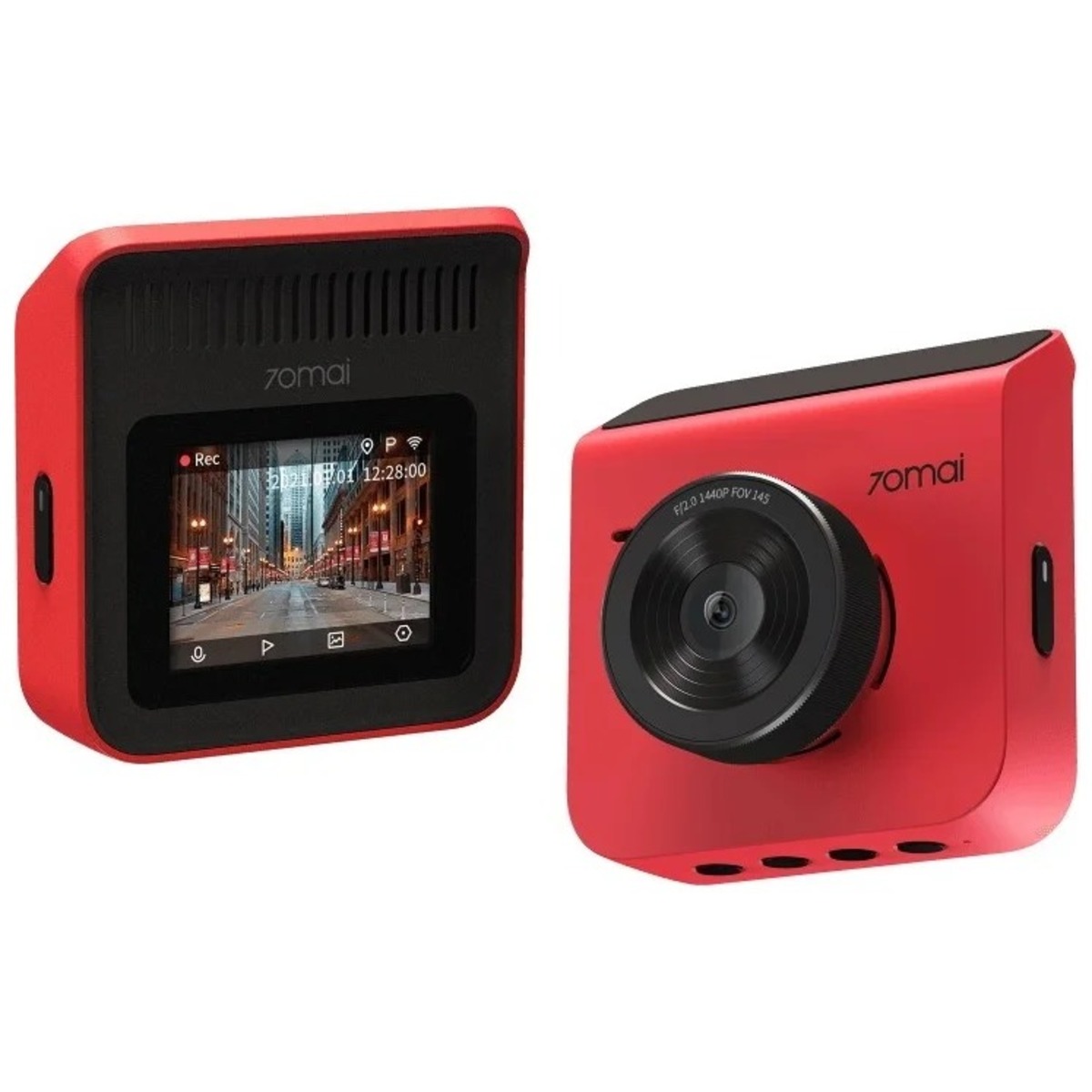 Видеорегистратор 70mai Dash Cam A400 + Rear Cam Set (Цвет: Red)