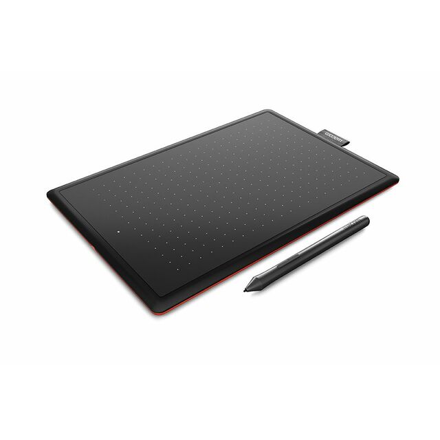 Графический планшет Wacom One Medium CTL-672-N (Цвет: Black / Red)