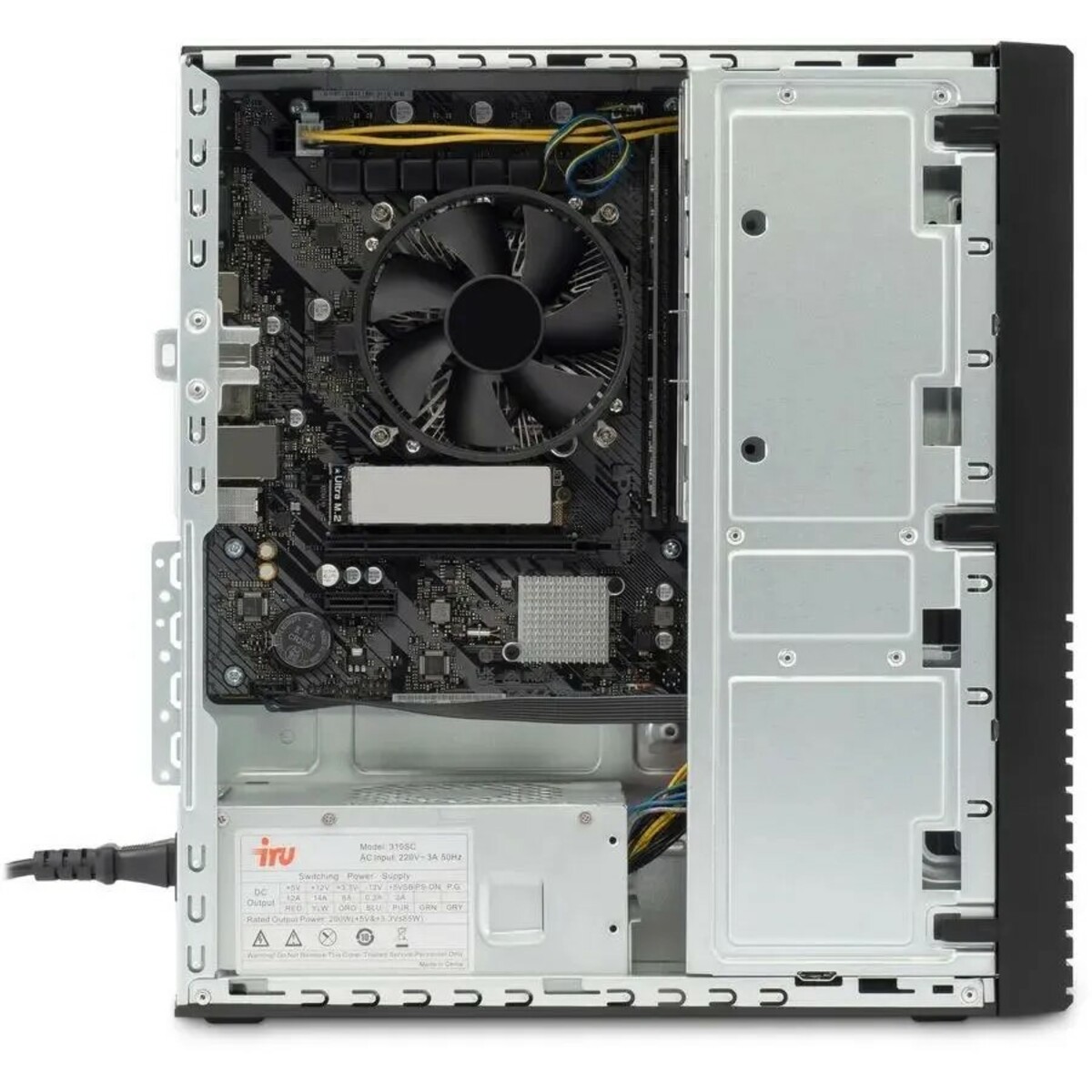 ПК IRU 310SC (Intel Celeron G6900 3.4Ghz / 8Gb DDR4 / SSD256Gb / Intel UHD Graphics 710 / Windows 11 Professional / black) 