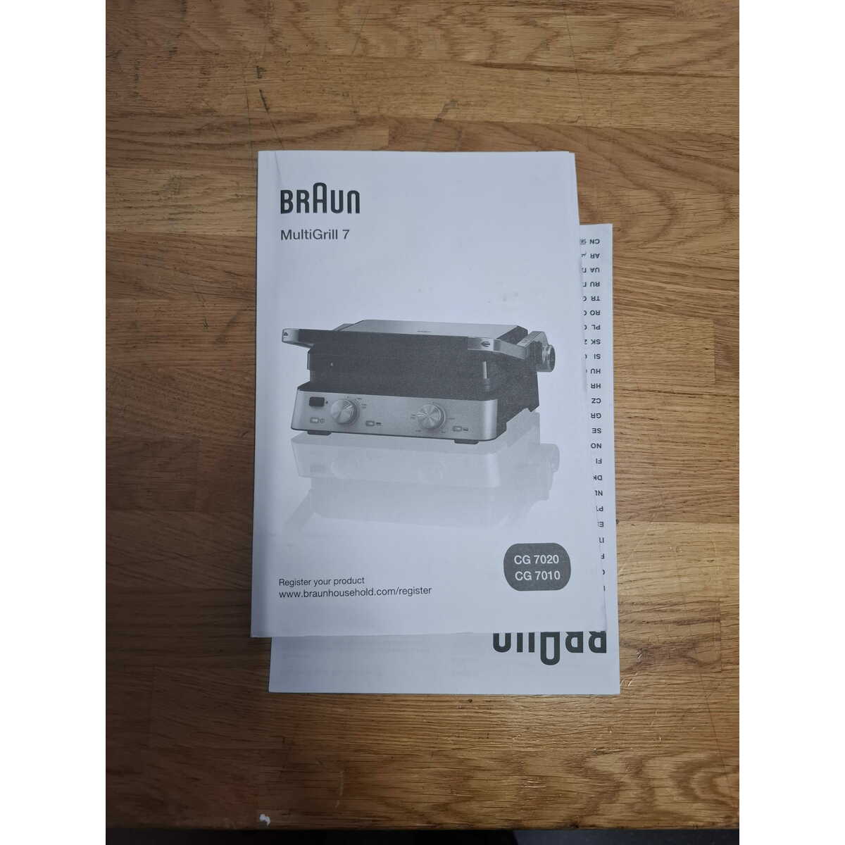 Электрогриль Braun CG7010 (Цвет: Silver/Black)