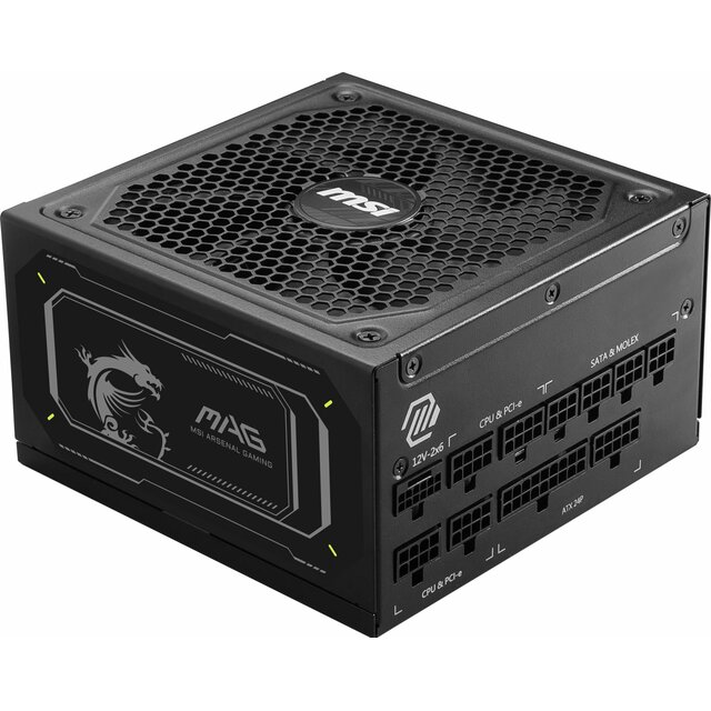 Блок питания MSI ATX 1000W MAG A1000GL PCIE5 Блок питания MSI ATX 1000W MAG A1000GL PCIE5