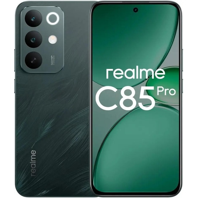 Смартфон realme C85 Pro 6 / 128Gb (Цвет: Peacock Green)