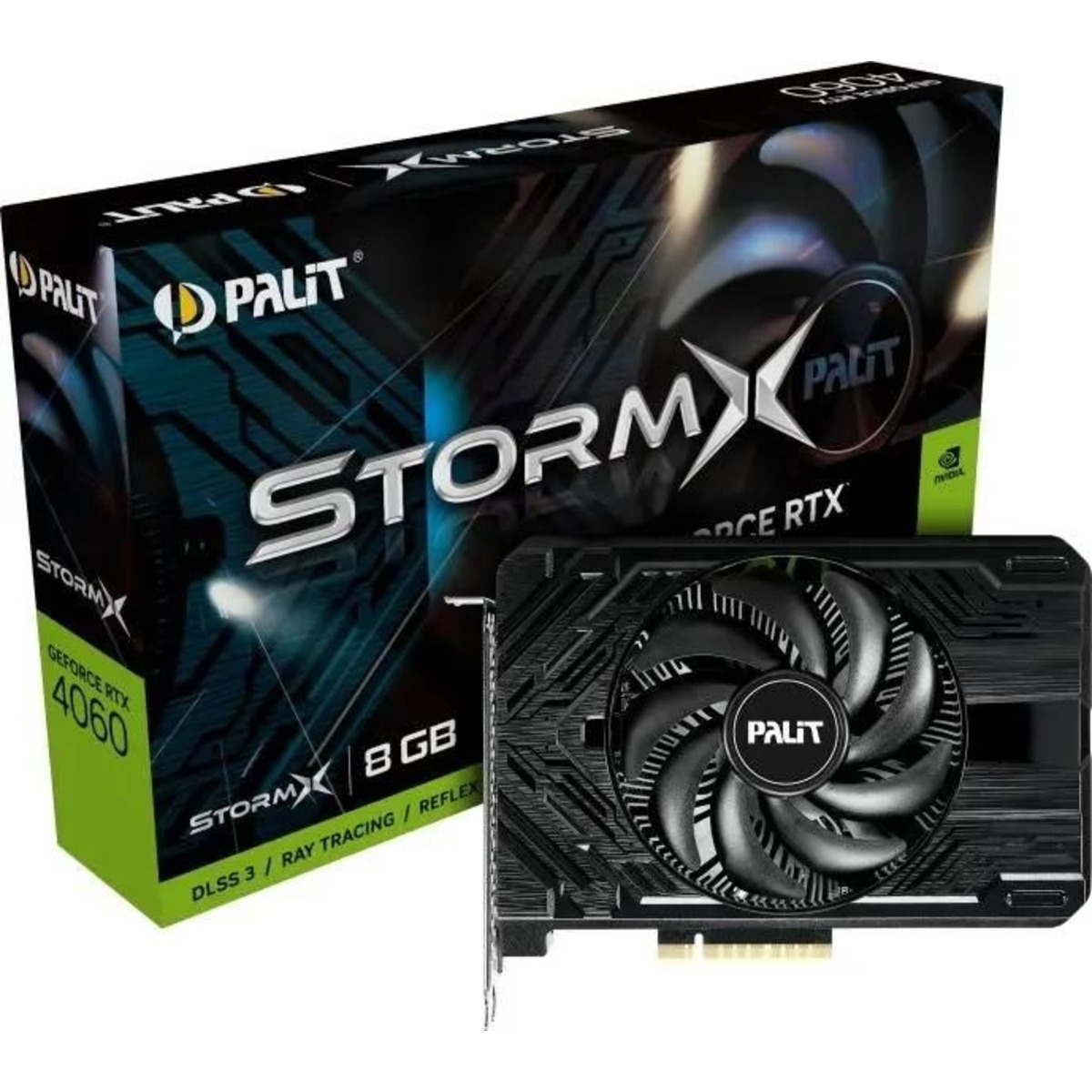 Видеокарта Palit GeForce RTX 4060 StormX 8G (NE64060019P1-1070F)