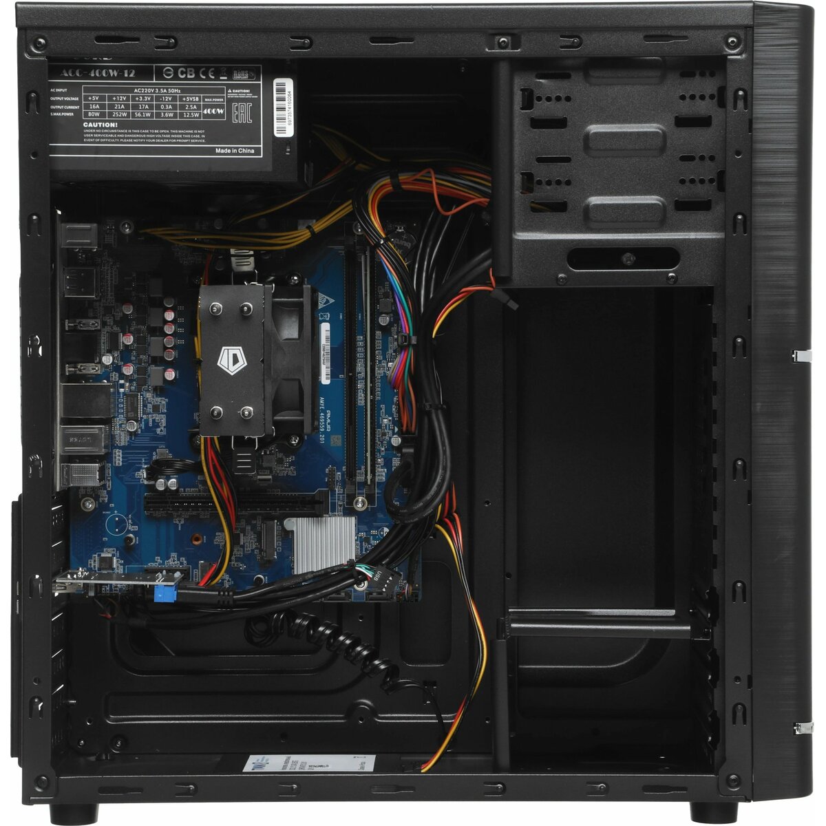 ПК Amur Нарвал A5A14 АМУЕ.466219.002 (AMD Ryzen 5 3400G 3.7Ghz/8Gb DDR4/SSD256Gb/AMD Radeon RX Vega 11/FreeDOS/black)