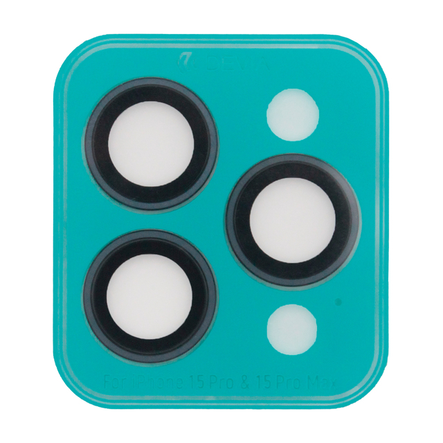 Защитное стекло для камеры Devia Peak Series Lens Protector для iPhone 15 Pro/15 Pro Max (Цвет: Blue)