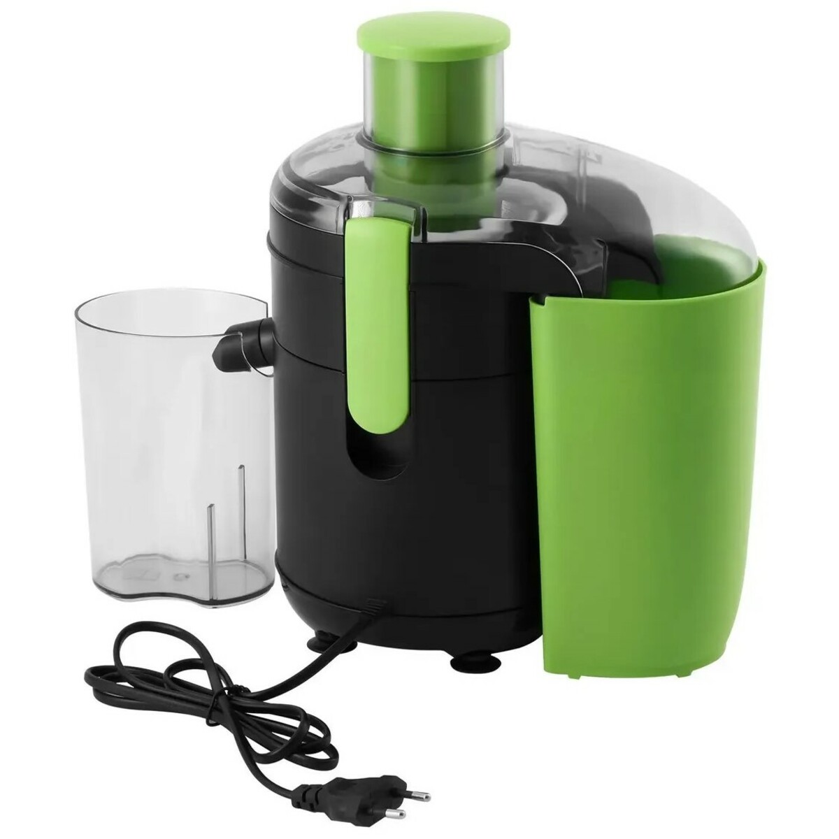 Соковыжималка центробежная Hyundai HY-JE1625 (Цвет: Black/Green)