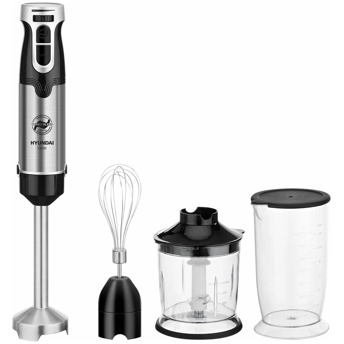 Блендер погружной Hyundai HYB-H3935 (Цвет: Silver)