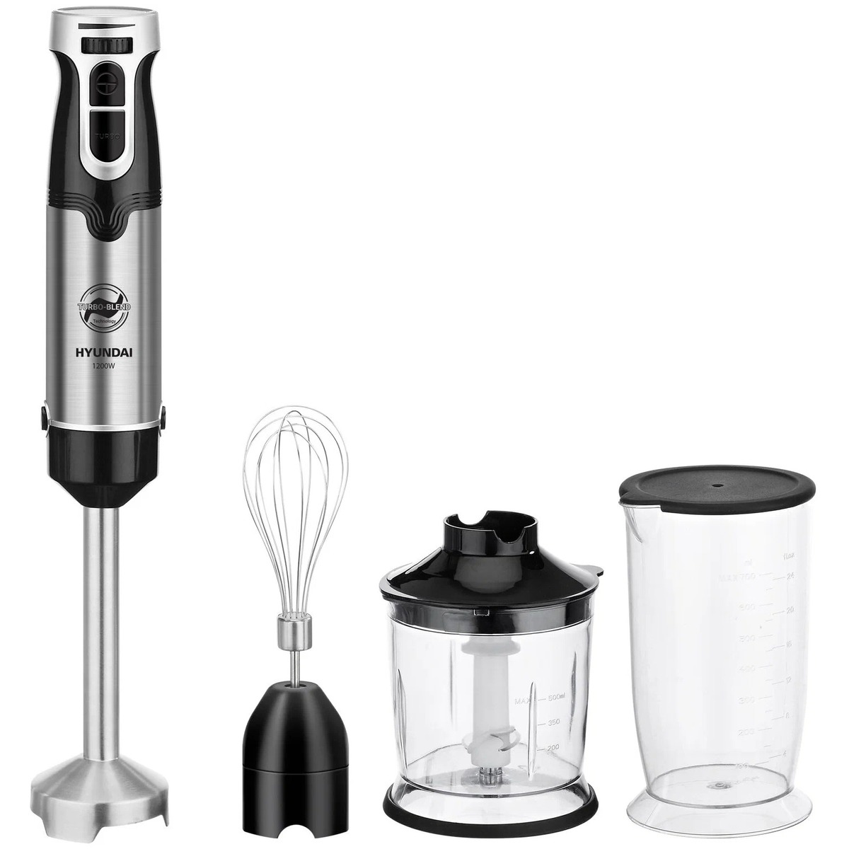 Блендер погружной Hyundai HYB-H3935 (Цвет: Silver)