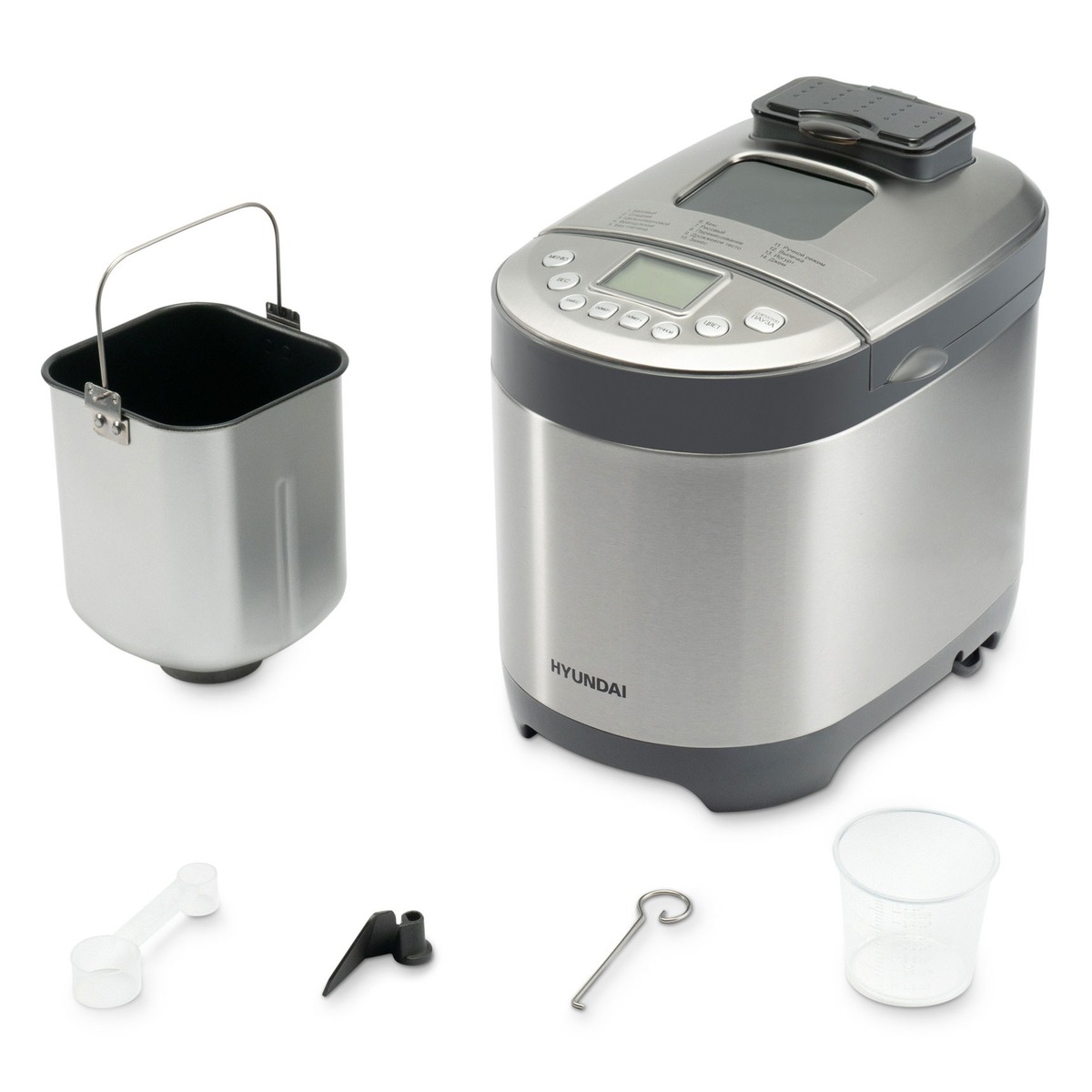 Хлебопечь Hyundai HYBM-4082 (Цвет: Silver)