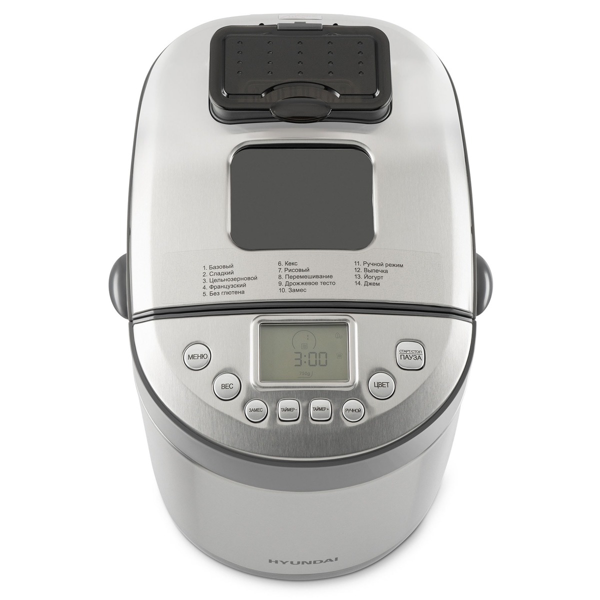 Хлебопечь Hyundai HYBM-4082 (Цвет: Silver)