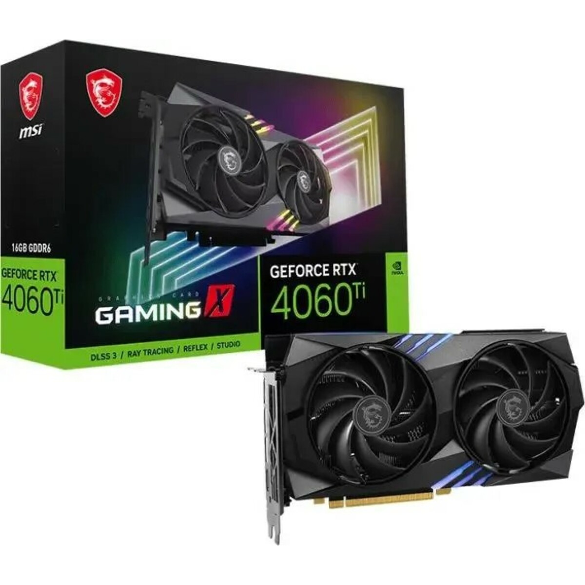 Видеокарта MSI GeForce RTX 4060 Ti GAMING X 16G