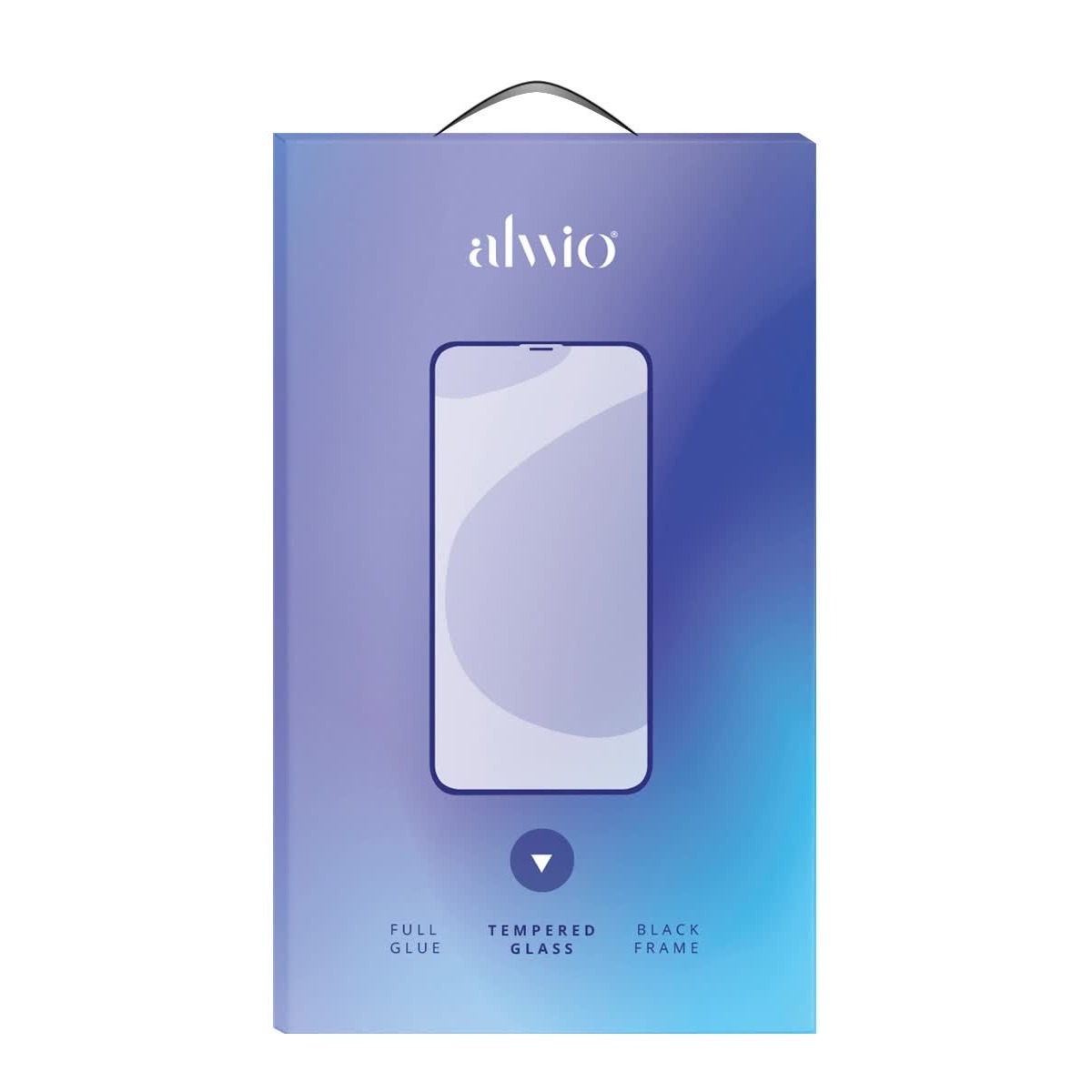 Защитное стекло Alwio Full Glue Premium для смарфона Realme 5 / C3 / 6i / C11 / C12, черный