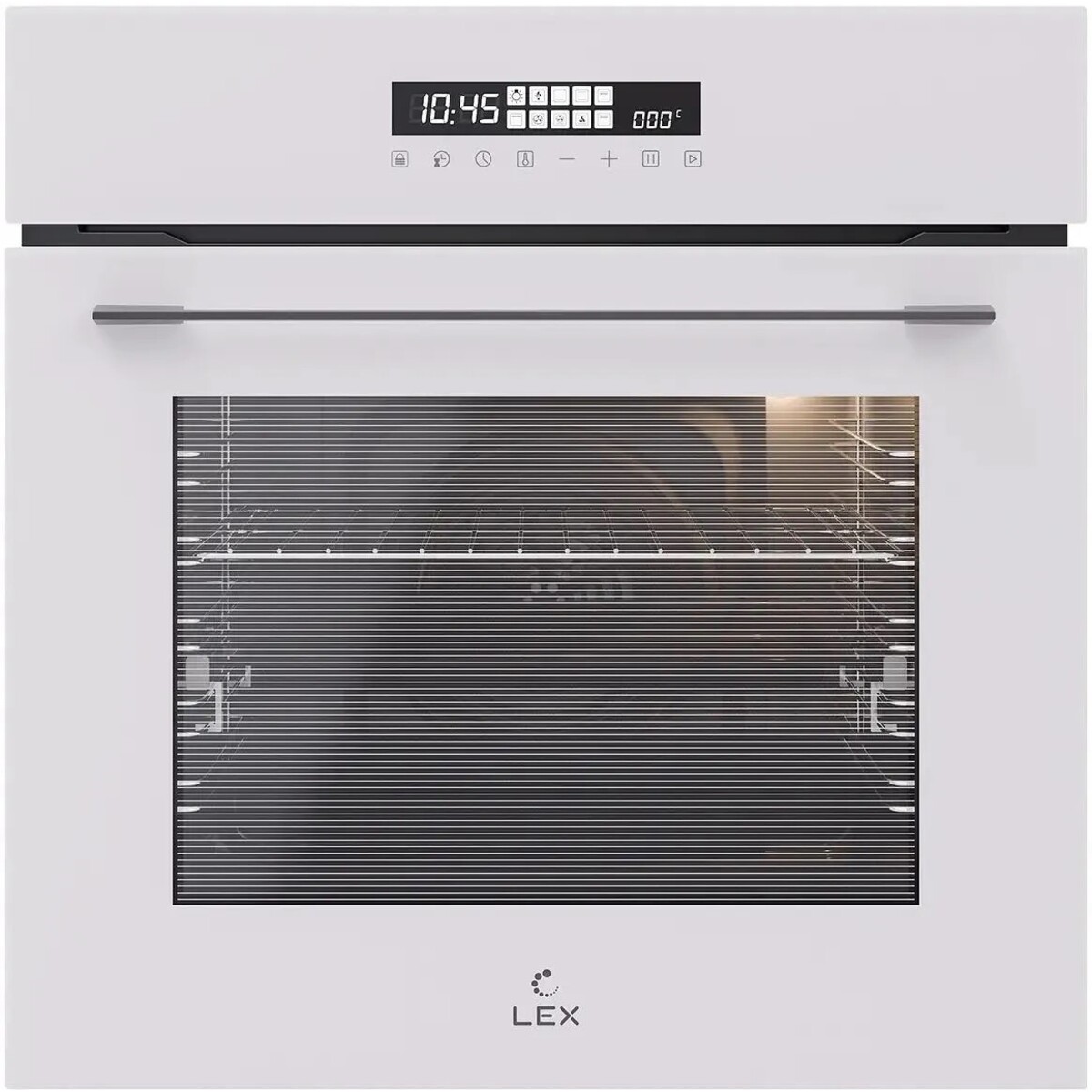Духовой шкаф Lex EDS 1000 WH (Цвет: White/Silver)