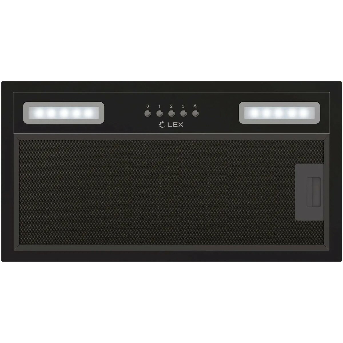 Вытяжка встраиваемая Lex Hyper 600 BBL, черный 