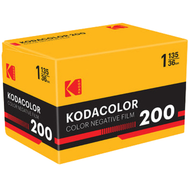Фотопленка Kodak Kodacolor 200 (Цвет: Yellow / Black)