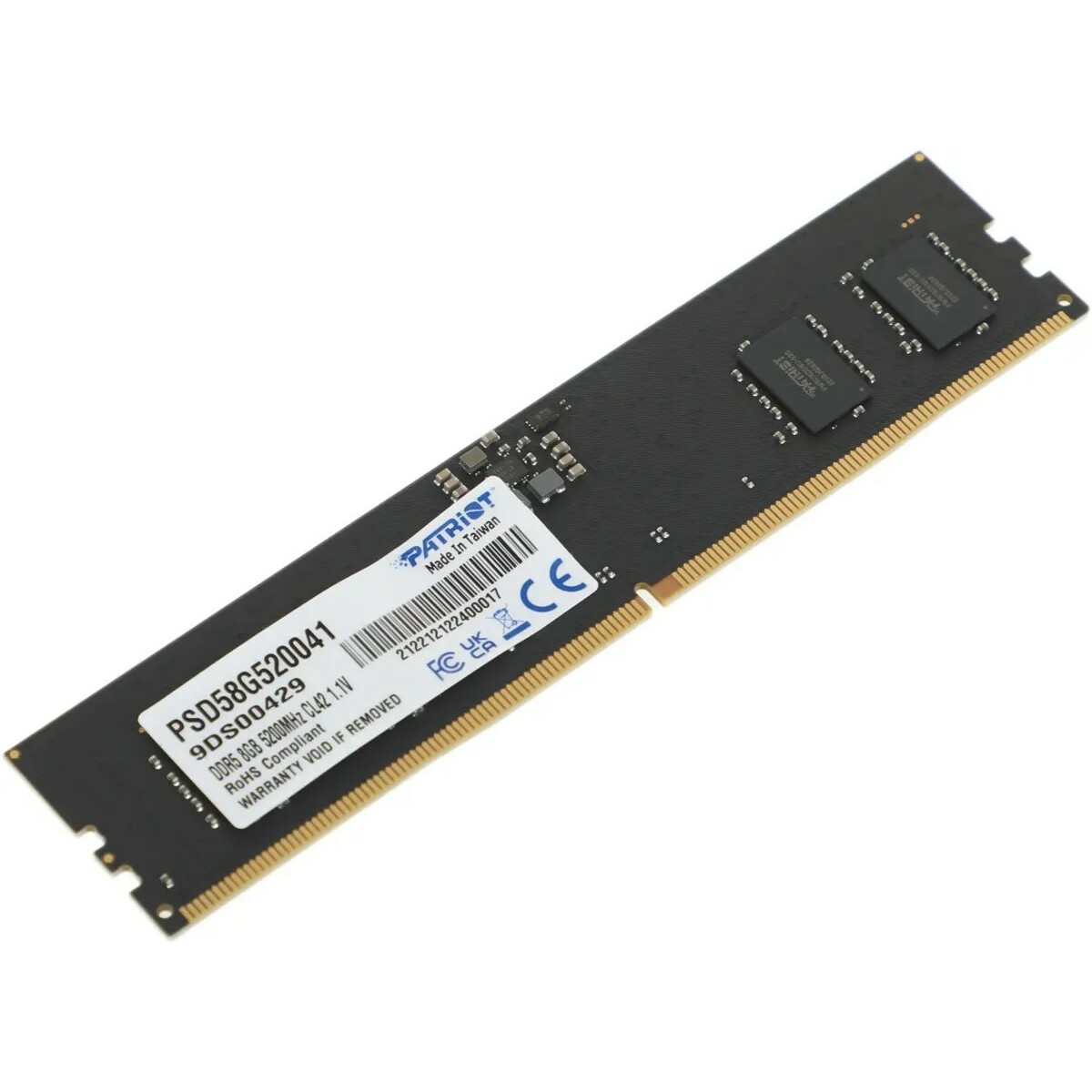 Память DDR5 8Gb 5200Mhz Patriot PSD58G520041 