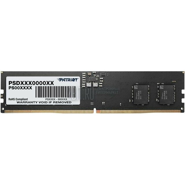Оперативная память Patriot DDR5 16Gb 4800MHz (PSD516G520081)