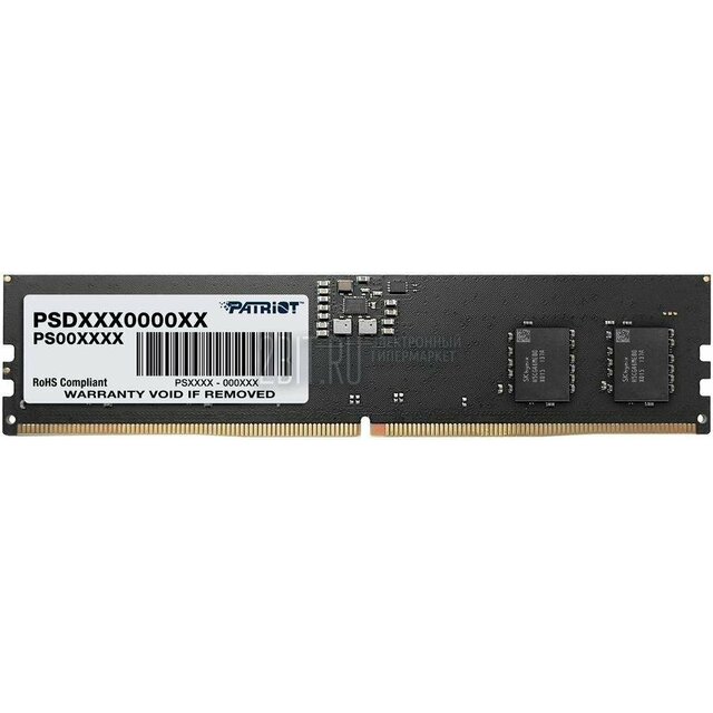 Оперативная память Patriot DIMM 16GB DDR5-5600 (PSD516G560081)