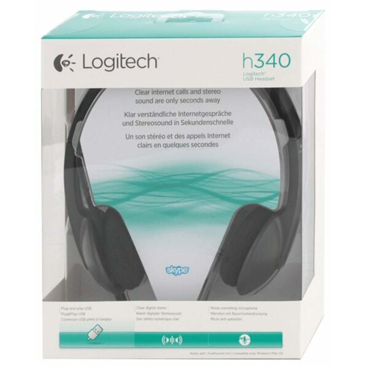 Компьютерная гарнитура Logitech H340 (Цвет: Black)