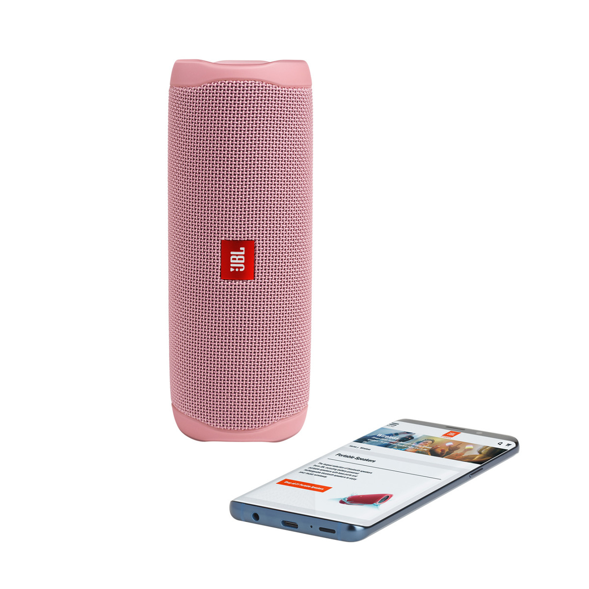 Портативная колонка JBL Flip 5 (Цвет: Pink)