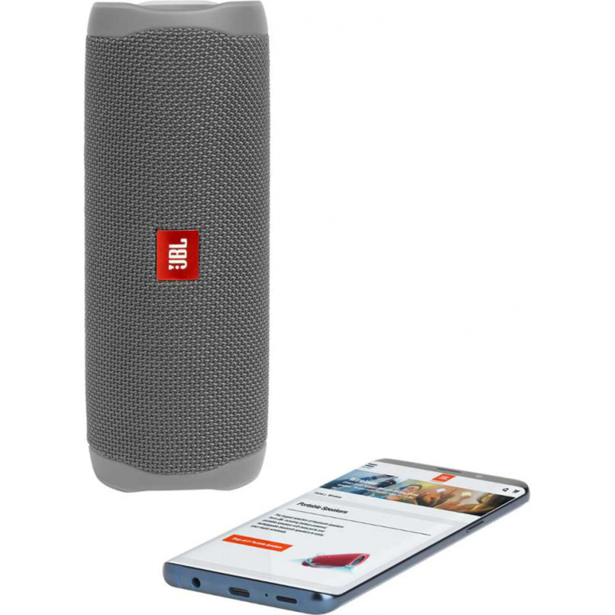 Портативная колонка JBL Flip 5, серый