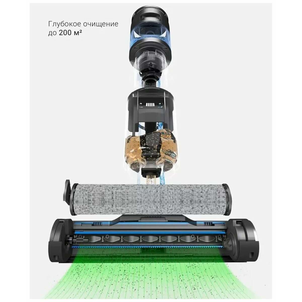 Пылесос беспроводной Dreame Wet and Dry Vacuum H11 Max (Цвет: Black)