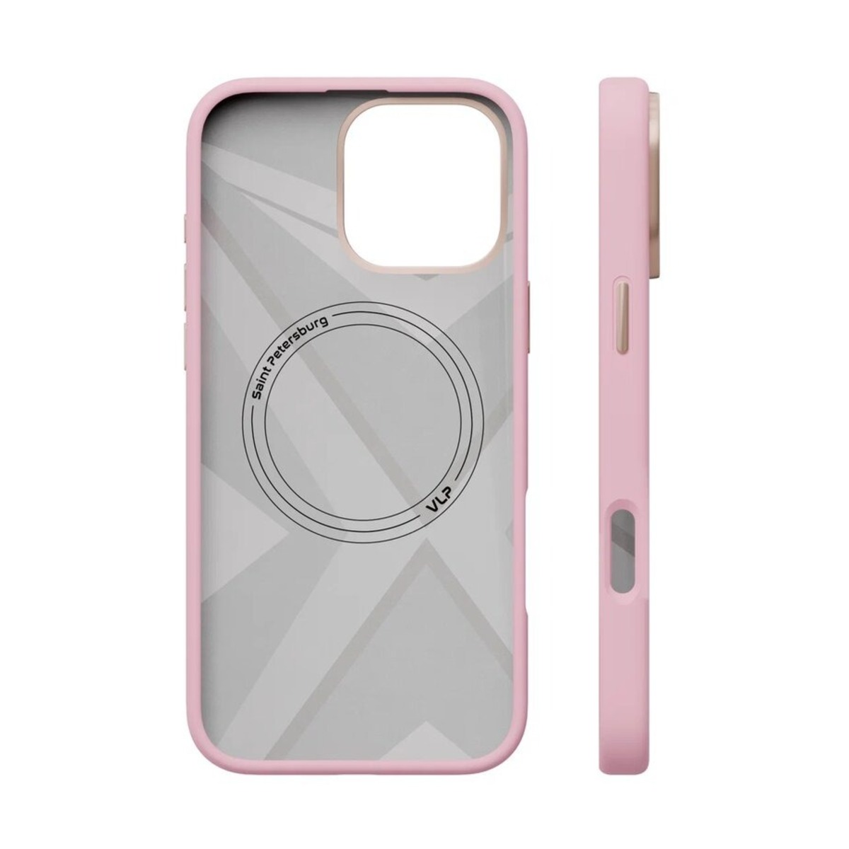 Чехол-накладка VLP Aster Pro Case with MagSafe для смартфона Apple iPhone 16 Pro (Цвет: Pink)