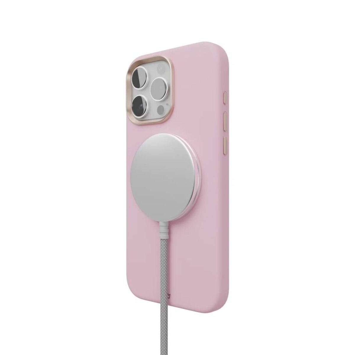 Чехол-накладка VLP Aster Pro Case with MagSafe для смартфона Apple iPhone 16 Pro (Цвет: Pink)