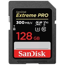 Карта памяти SanDisk Extreme PRO 128GB SDXC UHS-II (Цвет: Black)