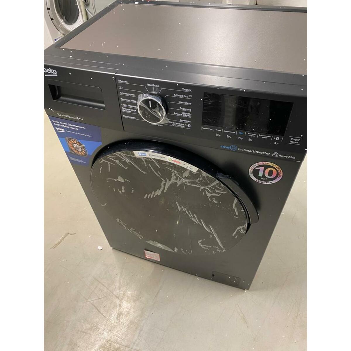 Стиральная машина Beko WSPE7H616A (Цвет: Anthracite)