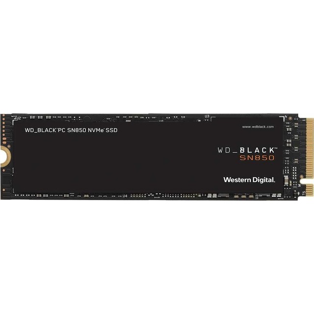 Накопитель SSD Western Digital PCI-E 4.0 x4 1Tb WDS100T1X0E Black SN850