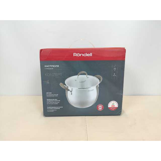 Кастрюля Rondell Konzept RDS-1230 (Цвет: Inox) Кастрюля Rondell Konzept RDS-1230 (Цвет: Inox)