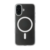 Чехол-накладка Comma Glass Series Magnetic Case для iPhone 16 (Цвет: Clear)
