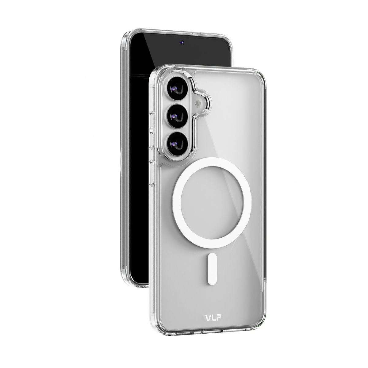 Чехол-накладка VLP Lite Air Case с MagSafe для Samsung Galaxy S26 FE, прозрачный