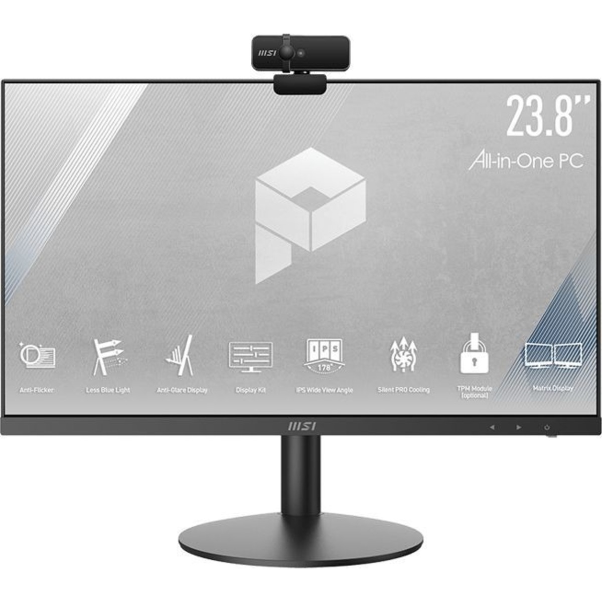 Моноблок MSI PRO AP241 11M-274RU (MS-AE03) 23.8'' Core i7-11700  /  16ГБ  /  SSD512ГБ  /  UHD Graphics  /  Windows 11Pro  /  Black