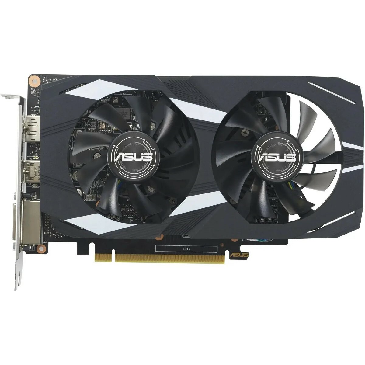 Видеокарта Asus GeForce GTX 1650 4Gb (DUAL-GTX1650-O4GD6-P-EVO)  