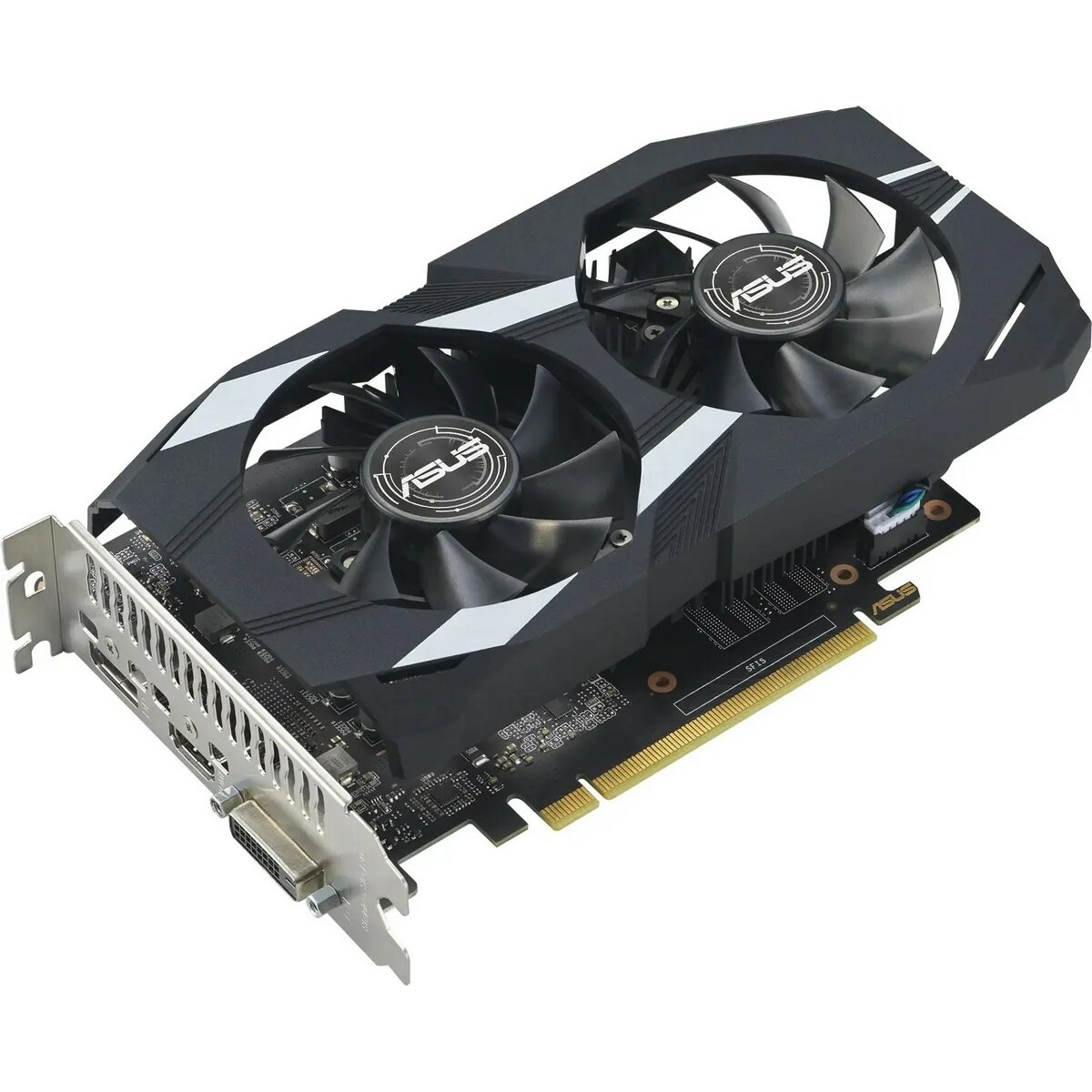 Видеокарта Asus GeForce GTX 1650 4Gb (DUAL-GTX1650-O4GD6-P-EVO)  