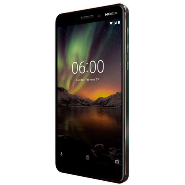 Смартфон Nokia 6.1 32Gb (Цвет: Black / Copper)