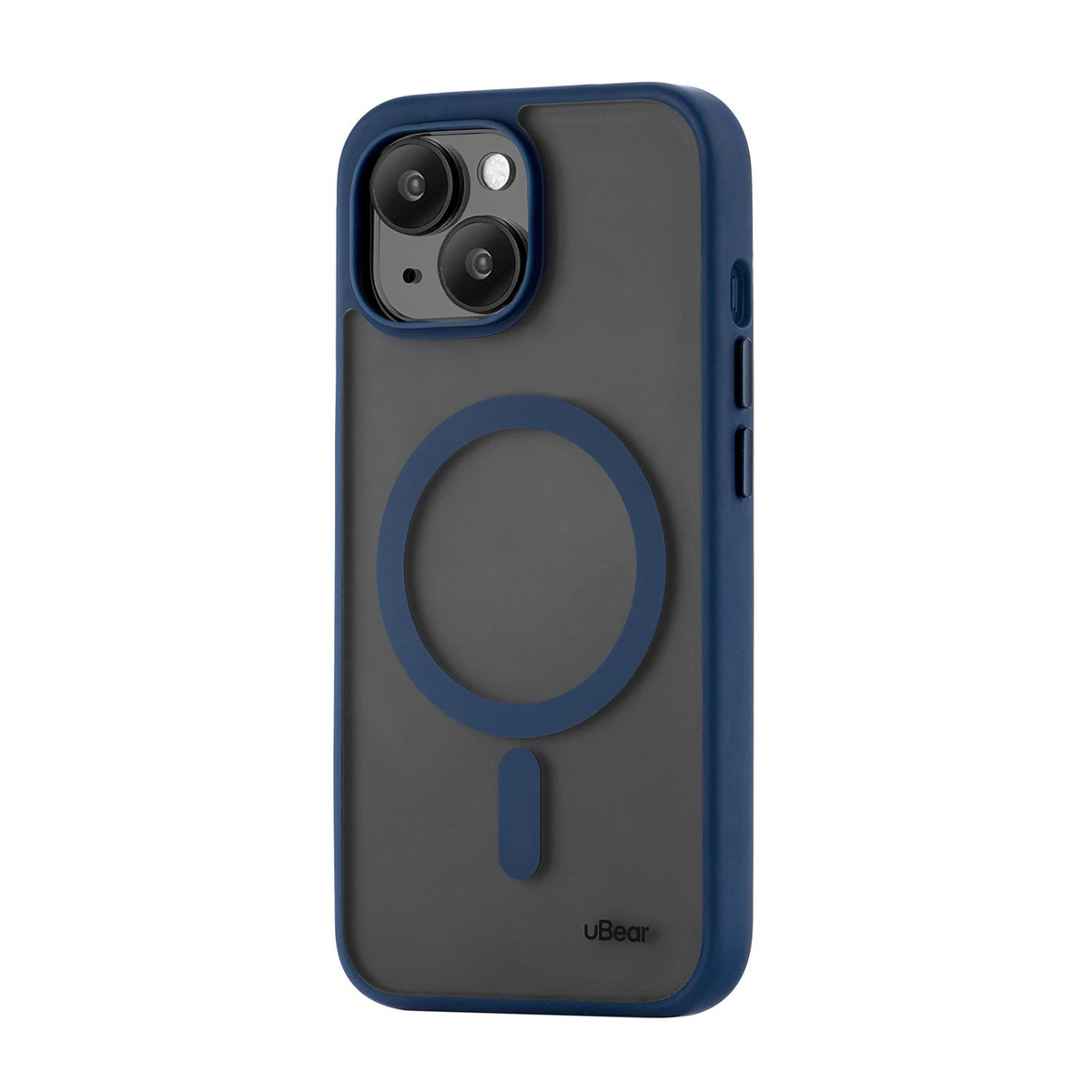 Чехол-накладка uBear Cloud Mag Case для смартфона Apple iPhone 15 Plus (Цвет: Dark Blue)