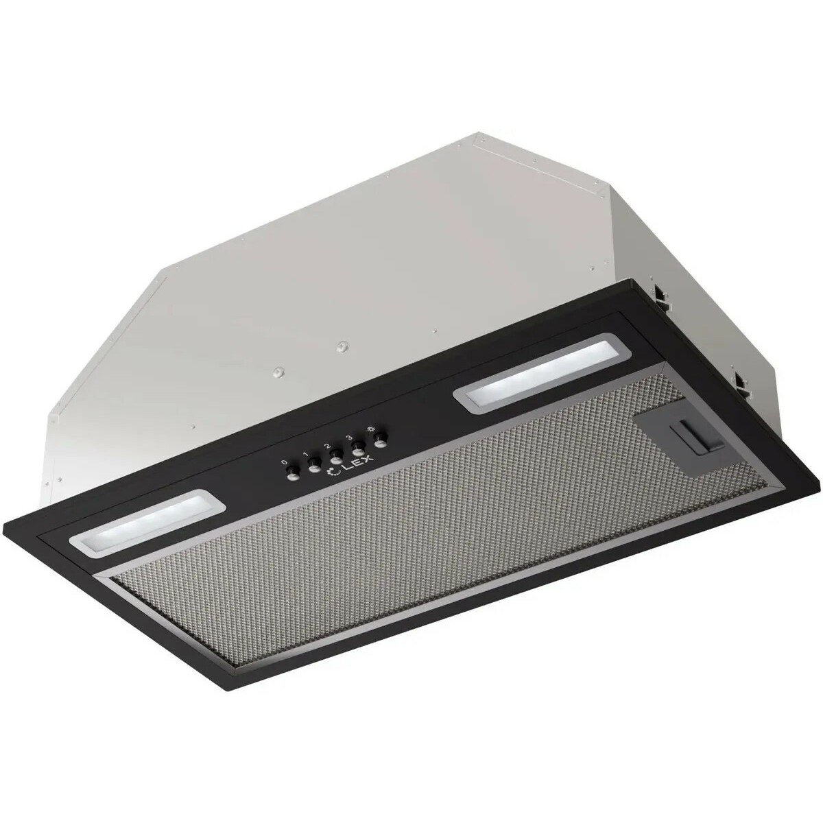 Вытяжка встраиваемая Lex Hyper 900 BL, черный 