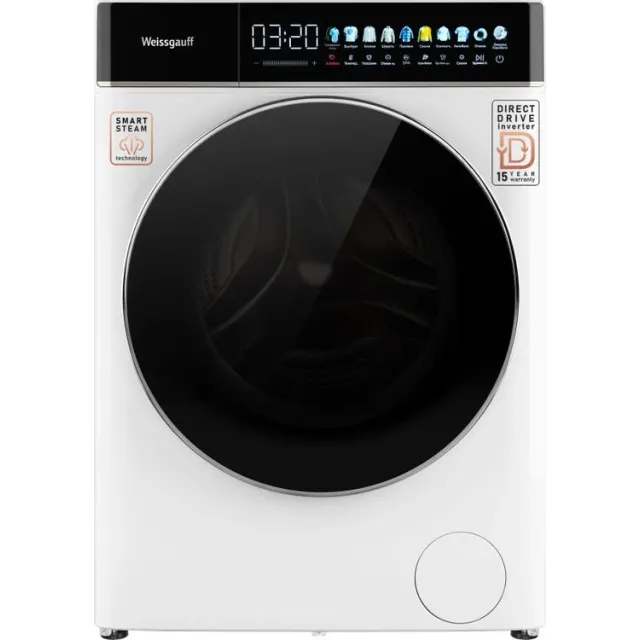 Стиральная машина Weissgauff WMD 58411 Direct Drive Inverter Premium Steam, белый