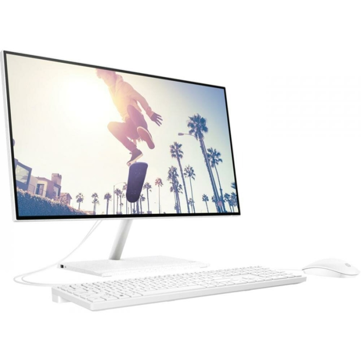 Моноблок HP 24-cb1015nh (Intel core i5-1235U / 8Gb / SSD512Gb / NVIDIA GeForce MX450 / DOS / White)