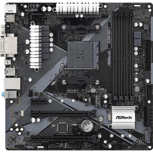 Материнская плата Asrock B450M PRO4-F R2.0