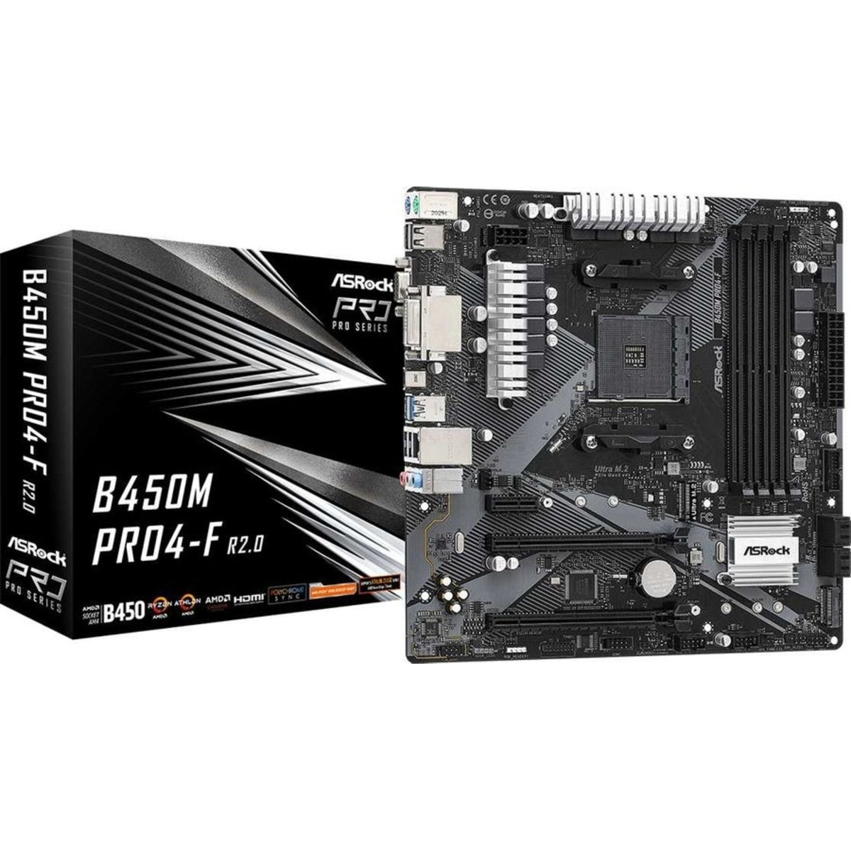 Материнская плата Asrock B450M PRO4-F R2.0